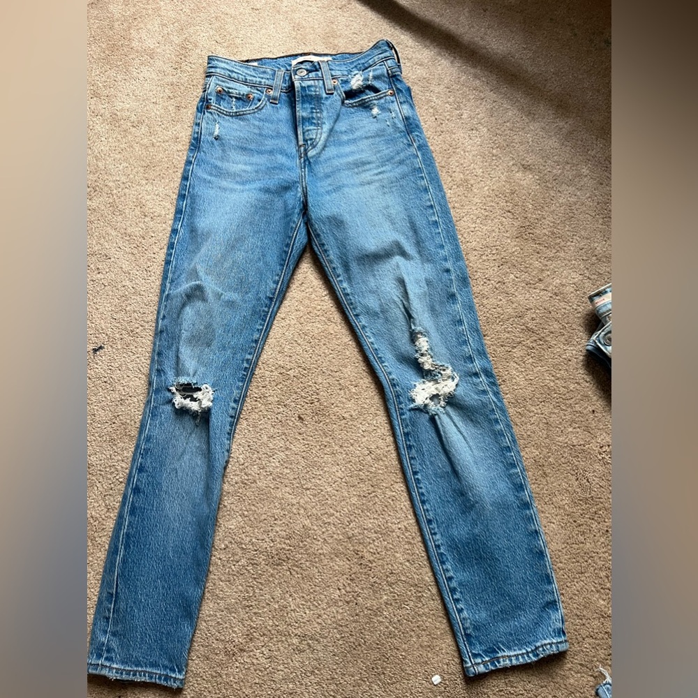 Womens Levi Wedgie Jeans Size 23